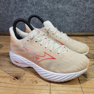 Mizuno Wave Rider 28 Womens Size 7 Spicy Orange Athletic Running Shoes Sneakers